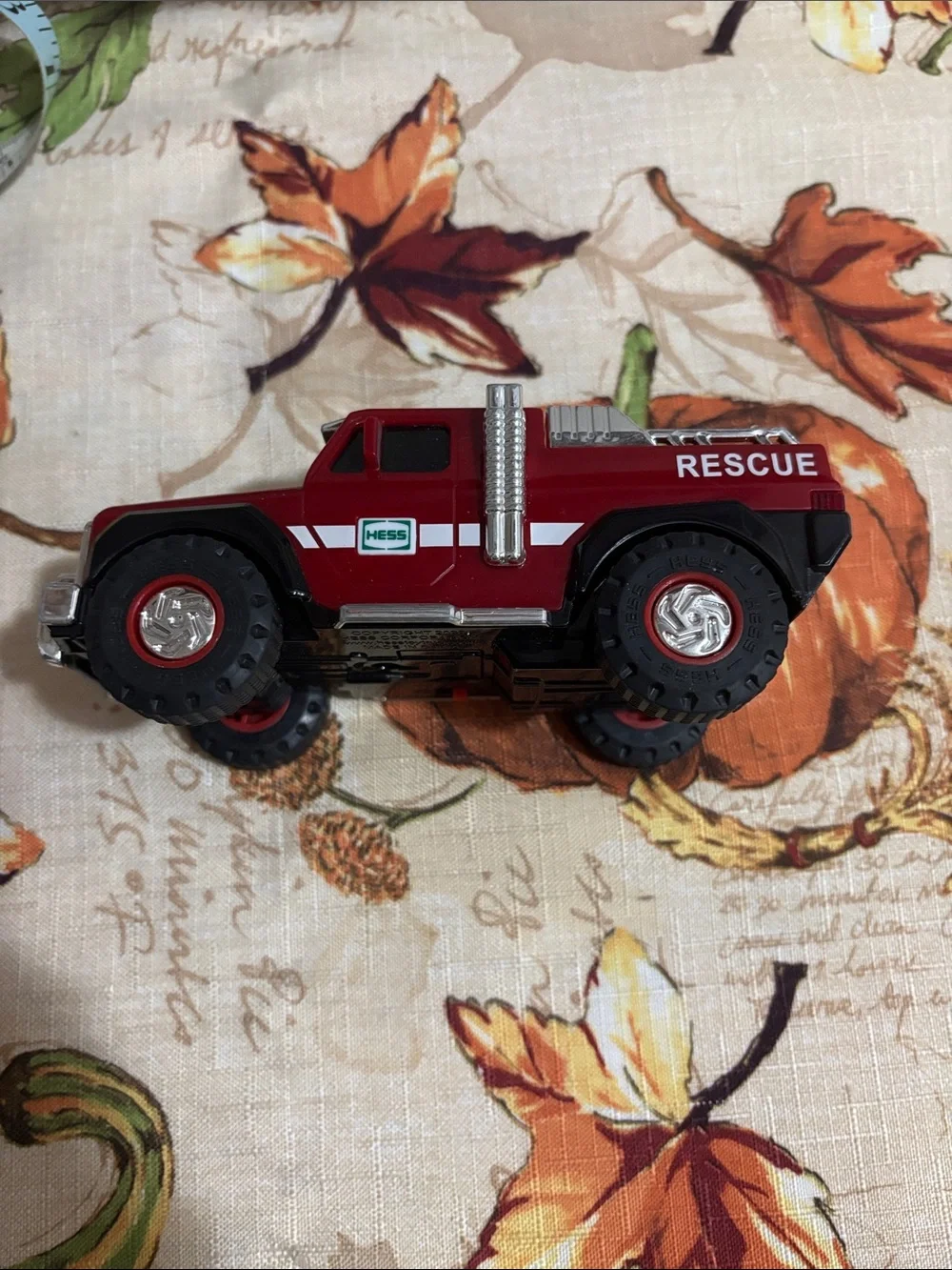 Red Rescue Monster Truck Toy